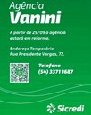 COMUNICADO DO SICREDI DE VANINI