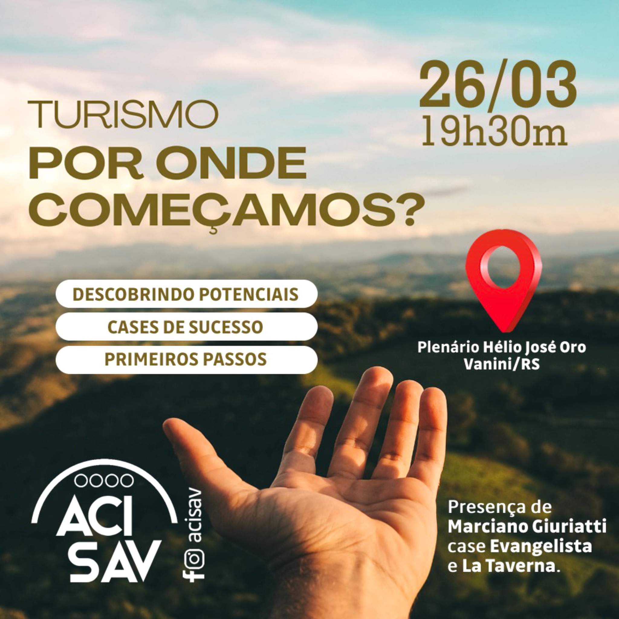 EVENTO SOBRE TURISMO ACONTECE NESTA QUARTA-FEIRA NA CÂMARA
