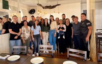 VEREADORES PARTICIPARAM DE RECEPÇÃO À DEPUTADA FRANCIANE BAYER