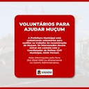 VOLUNTÁRIOS PARA AJUDAR MUÇUM